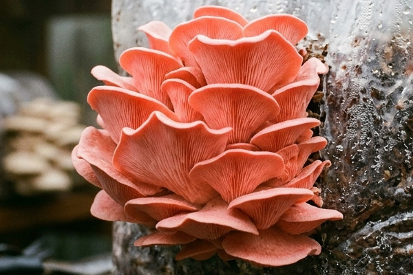 Pleurotus Djamor (Pink Oyster Mushroom)